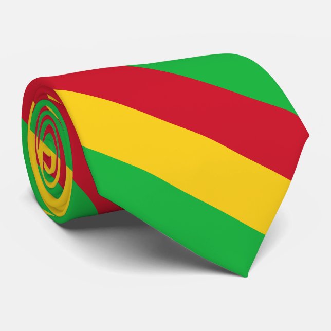 Gravata Bandeira do Mali (Rolled)