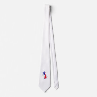 Gravata Bandeira do mapa de Grâ Bretanha