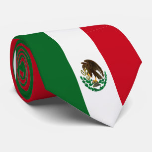 Gravata Bandeira do México Patriótico