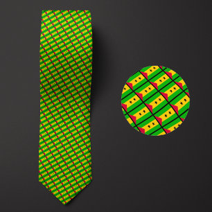 Gravata Bandeira do modelo de São Tomé e Príncipe