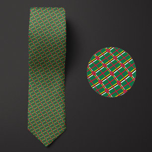 Gravata Bandeira do padrão Dominica