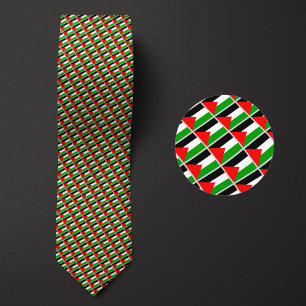 Gravata Bandeira do Padrão Palestino