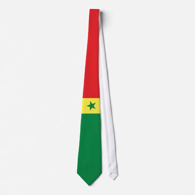 Gravata Bandeira do Senegal (Frente)