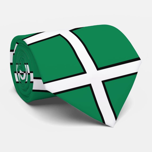 Gravata Bandeira do St. Petroc/bandeira de Devon (Rolled)