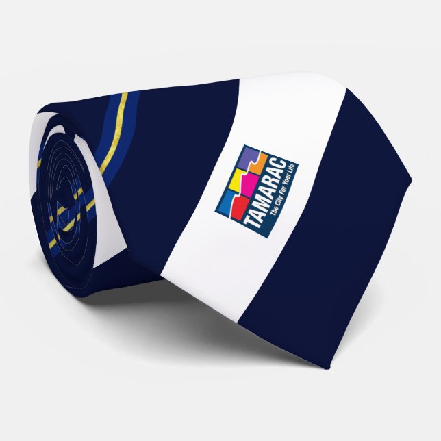 Gravata Bandeira do Tamarac (Flórida) (Rolled)