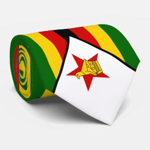 Gravata Bandeira do Zimbabué