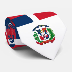 Gravata Bandeira Dominicana e Casaco de Armas, Dominicana