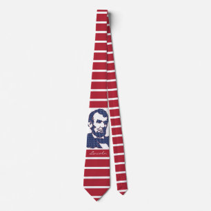 Gravata Bandeira dos Estados Unidos EUA do presidente