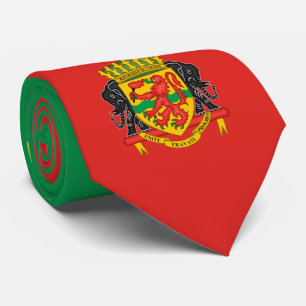 Gravata Bandeira e Casaco de armas congolesa, República do