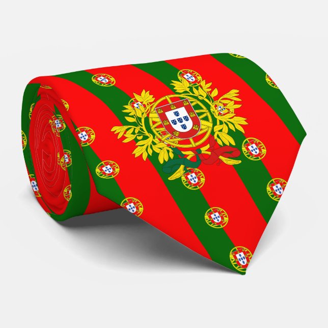 Gravata Bandeira e Casaco de Armas Portuguesas, Bandeira d (Rolled)
