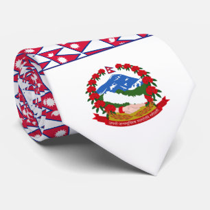 Gravata Bandeira e emblema nepaleses, Bandeira do Nepal
