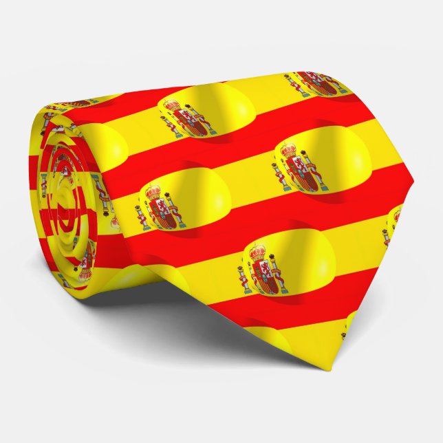 Gravata Bandeira espanhola (Rolled)