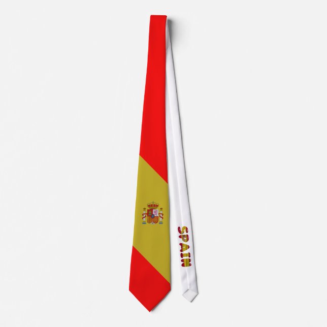 Gravata bandeira espanhola (Frente)