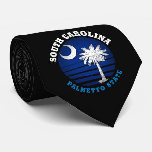 GRAVATA BANDEIRA ESTATAL DA CAROLINA PALMETTO DO SUL