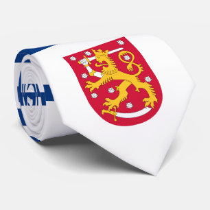 Gravata Bandeira finlandesa e Casaco de armas, Bandeira da