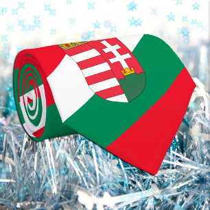 Gravata Bandeira húngara e viagem da Hungria, negócios/e