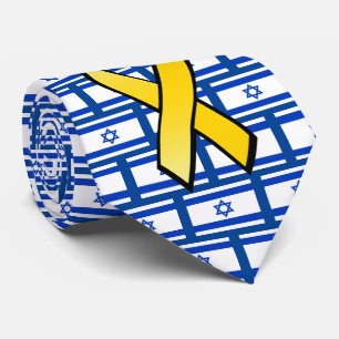 Gravata Bandeira Israelense Traga-Os Para Casa Libertando