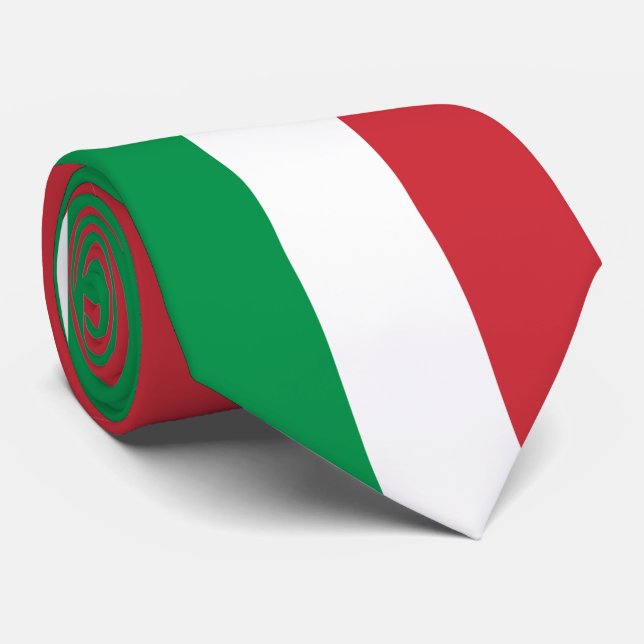 Gravata Bandeira Itália (Rolled)