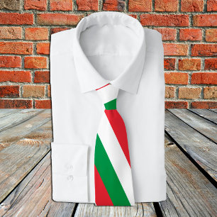 Gravata Bandeira italiana e viagem da Itália, fãs de fé