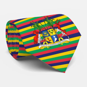 Gravata Bandeira Maurícia e Casaco de Armas, Bandeira da M
