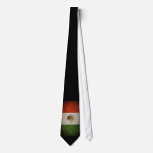 Gravata Bandeira mexicana de México do Grunge legal
