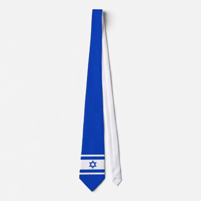 Gravata Bandeira nacional de Israel - Versão autêntica (Frente)