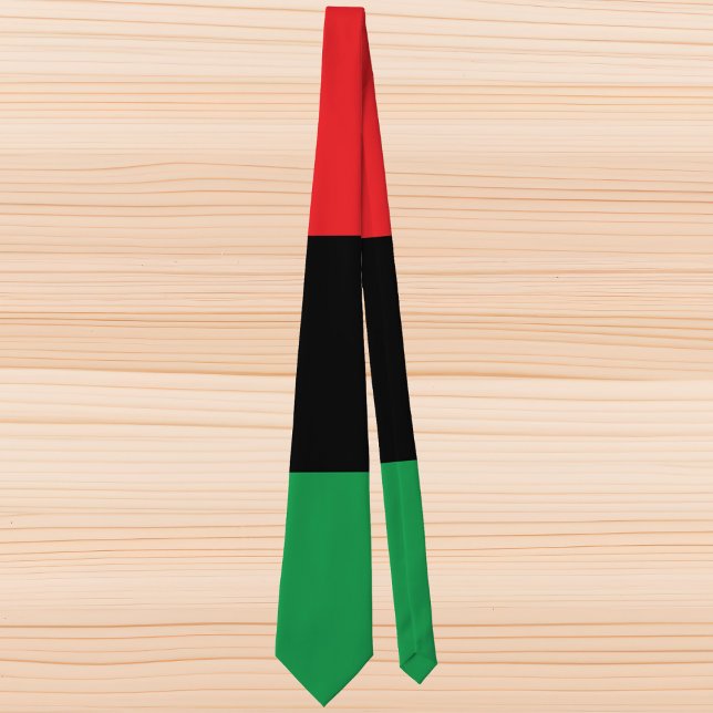 Gravata Bandeira Pan-Africana Kwanzaa (Criador carregado)