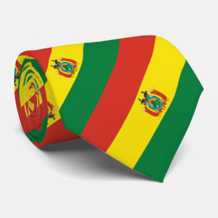Gravata Bandeira Patriótica da Bolívia