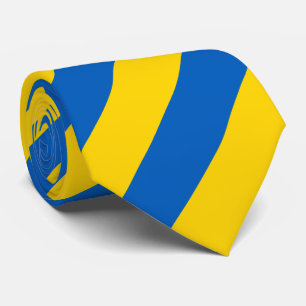 Gravata Bandeira Patriótica da Ucrânia