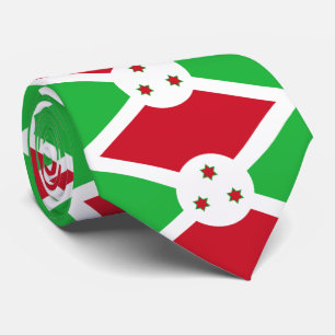 Gravata Bandeira Patriótica do Burundi