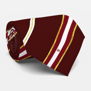 Gravata Bandeira peruana das listras