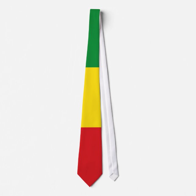 Gravata Bandeira Rastafarian Rasta etíope (Frente)