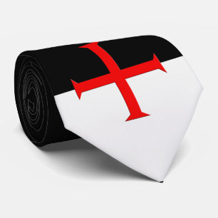 Gravata Bandeira transversal de Templar dos cavaleiros