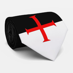 Gravata Bandeira transversal de Templar dos cavaleiros