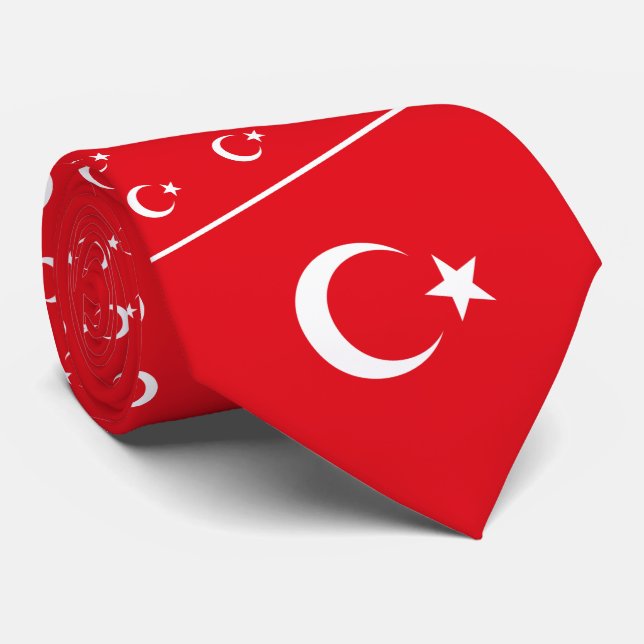 Gravata Bandeira Turca, Bandeira da Turquia (Rolled)