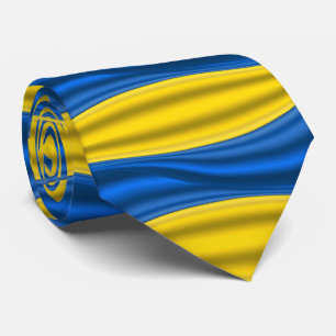 Gravata Bandeira Ucraniana - Liberdade Para A Ucrânia - A