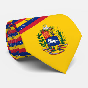 Gravata Bandeira venezuelana e Casaco de armas, bandeira d
