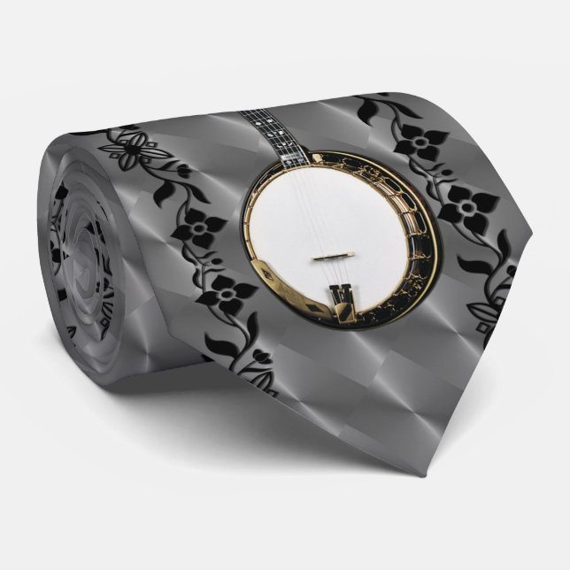 GRAVATA BANJO — VINHO NA CINZA (Rolled)