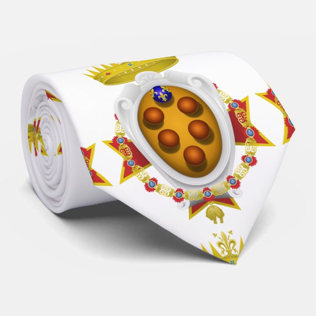 Gravata Banner Grão-Ducado da Toscana (Rolled)