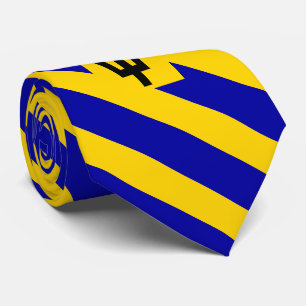 Gravata Barbados Flag Neck Tie