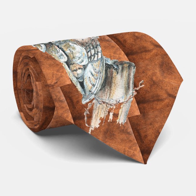 Gravata Barn-d-água Coruja Aves (Rolled)