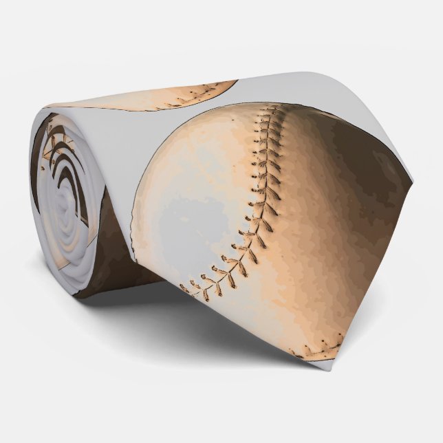 Gravata Baseball (Rolled)