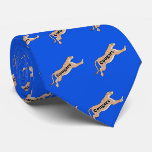 Gravata Baseball de futebol de Mascot da Equipe Cougar