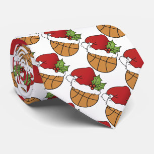 Gravata Basquetebol do chapéu do Natal