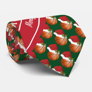 Gravata Basquetebol do Feliz Natal