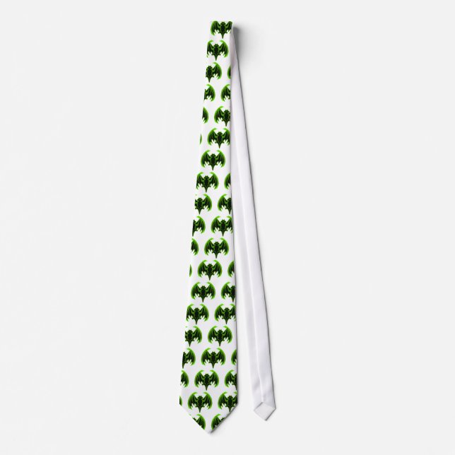 Gravata Bat Green MUSEUM Zazzle Gifts (Frente)