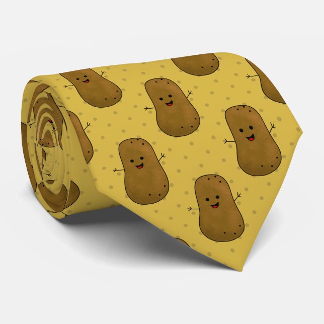 Gravata Batata Feliz (Rolled)