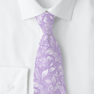 Gravata Batik Botânico de Lavanda