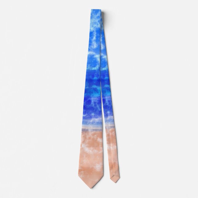 Gravata Beach e Ocean Tie Dye Tie (Frente)