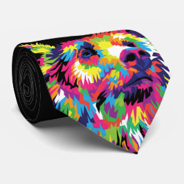 Gravata Bear Spirit Pop Art